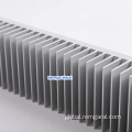 Aluminum Extrusion Heatsinks black anodized 6061 6063 extruded aluminum heat sink Manufactory